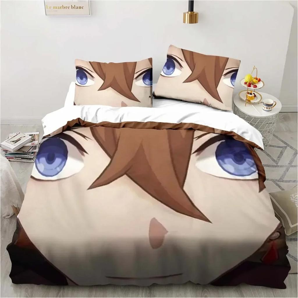 3D Print Anime Tokyo Ghoul Bedding Set Single Twin Full Queen King Size Hip Hop Anime Bed Set Teenager Bedroom Duvet Cover Sets