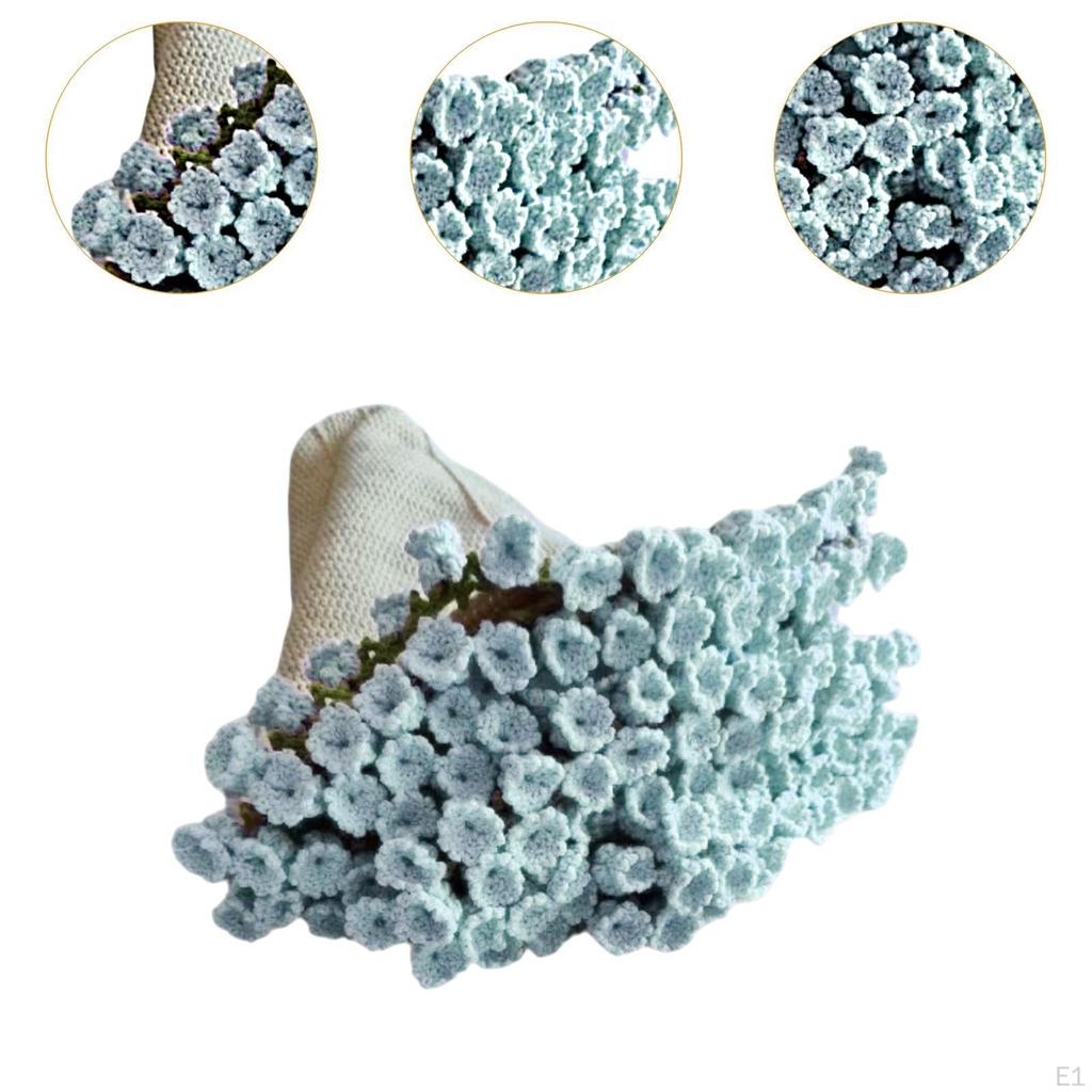 Bouquet Blanket Crochet Kit Craft Knitting DIY Starter for Birthday