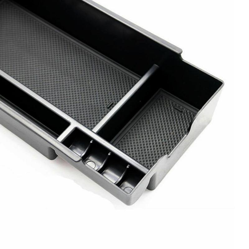 Schwarze Auto-Innenraum-Mittelkonsolen-Armlehnen-Aufbewahrungsfach-Box ABS-Kunststoff Passend für Lexus ES350 ES300H ES250 2013 2014 2015 2016 2017