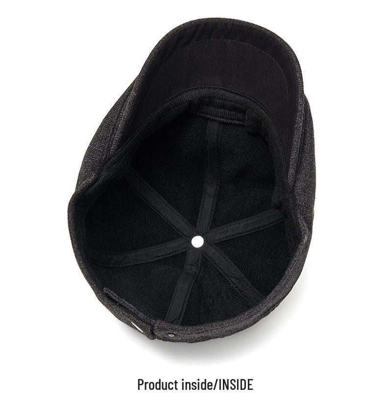 Autumn & Winter Wool Felt Beret: Warm British Retro Flat Cap for Men, Women & Children