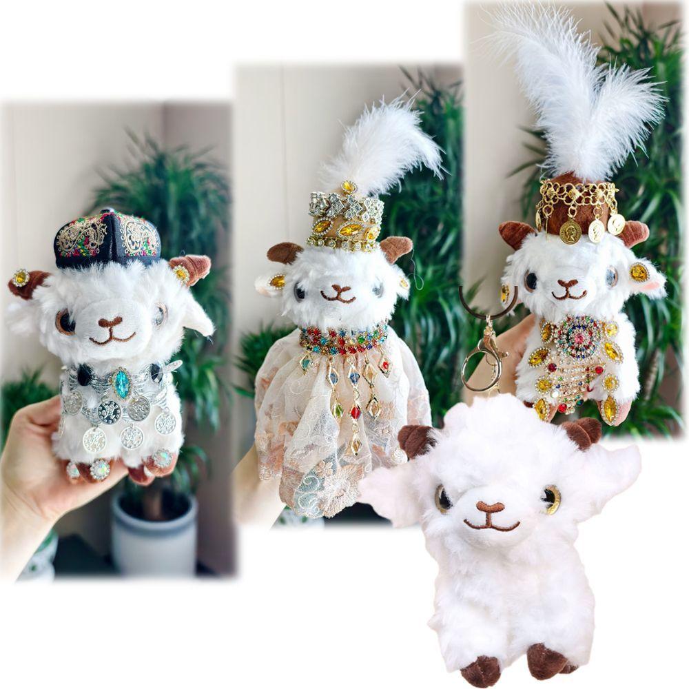 Xinjiang Sheep Keychain DIY Tourist Souvenirs Little Lamb Keychain Bag Decoration