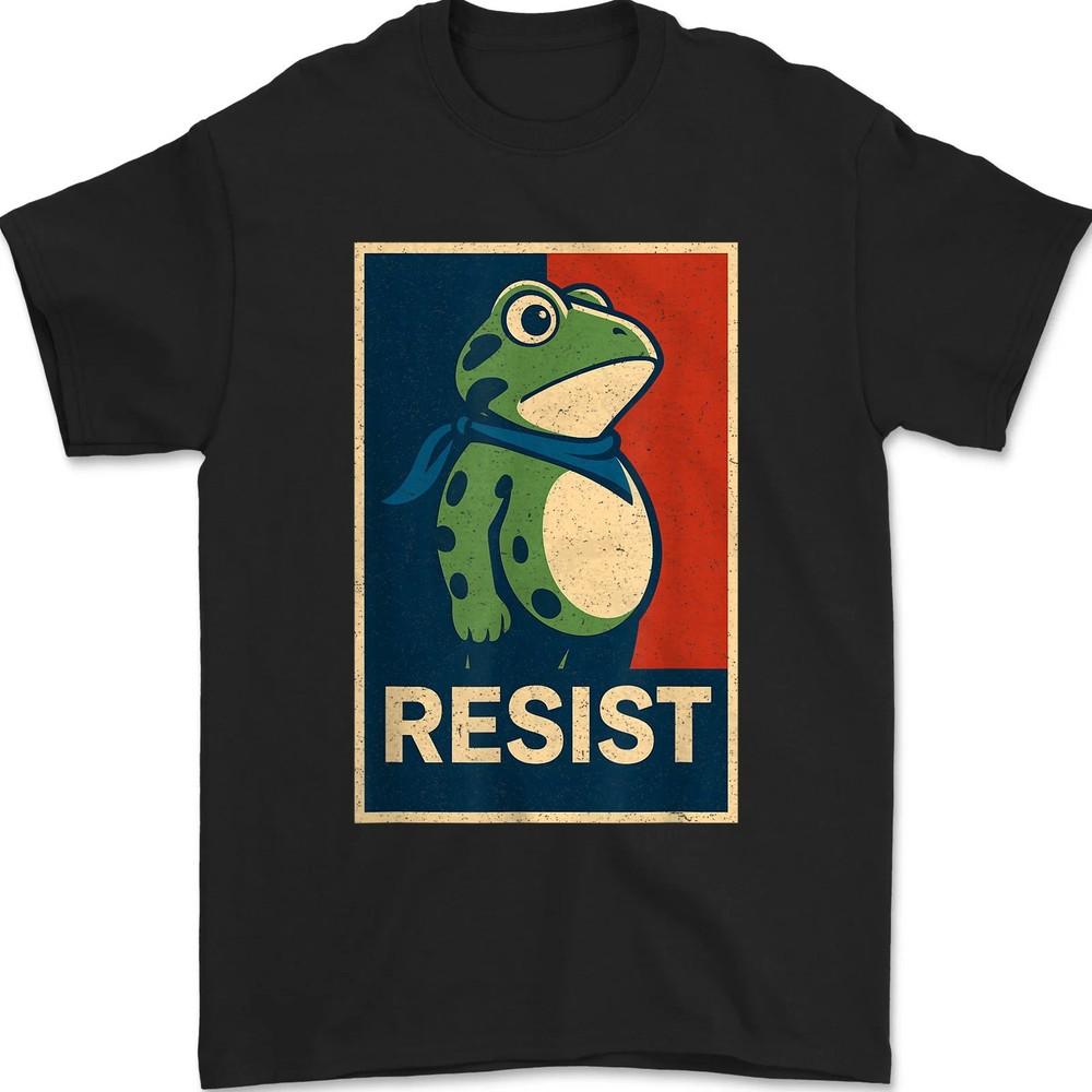 Portland Frog Protest Retro Vintage Unisex T-Shirt