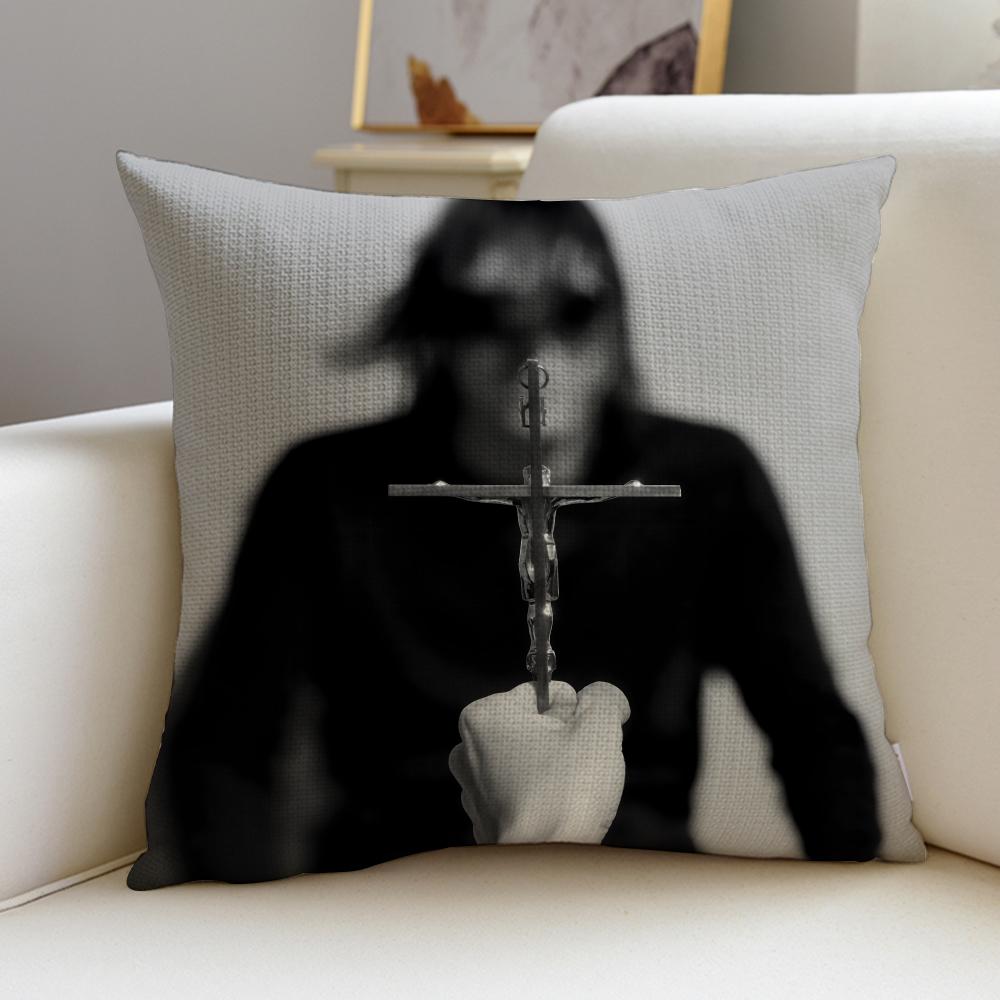 Rock GGeeseS Cushion Cover Breathable and skinfriendly linen pillowcase square removable and washable cushion
