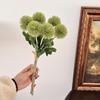 Pampeliška Pompon Česnek Okrasný Umělé Květiny - 6 Kusů pro Domácí Dekoraci a Svatební Kytice