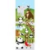 Hamamonyo Illustrated Hand Towel Panda Friendship Zoo