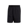 Solid Color Zipper Pocket Casual Shorts Men Shorts Black HY0775