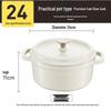 COOKER KING Enameled Cast Iron Dutch Oven