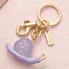 Anti-Lost Snail Shaped Simulation Pendant Decoration Small Snail Bag Pendant  Home Decor