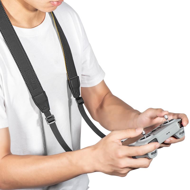 DJI RC PRO Controller Shoulder Strap Cowhide Neck Lanyard Adjustable Rope for DJI Mini 3 PRO Drone Remote Control Accessories