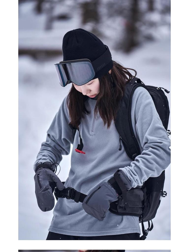 Northeast Gray Thermal Ski Suit: Warm, Breathable, Sweat-Wicking Base Layer
