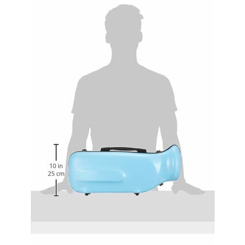 C.C. Shiny Case II Trumpet Case CC2-TP-AQ Aqua