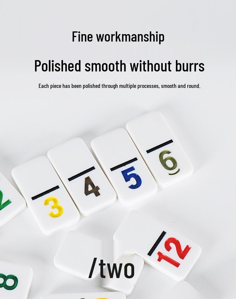 Cross Mexico Train Domino Set: Educational Building Blocks & Interactive Board Game for Children & Adults