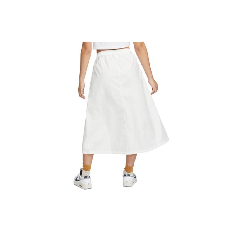 New Nike Casual Long Skirts Women's Sail White DV8203-133