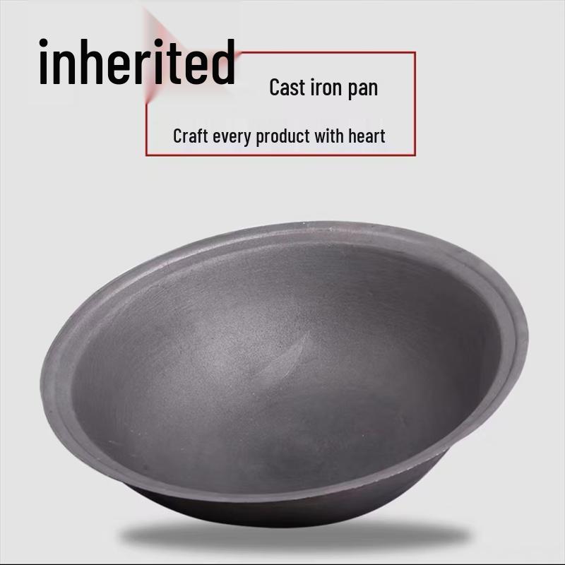 GOWKE Traditional Cast Iron Wok