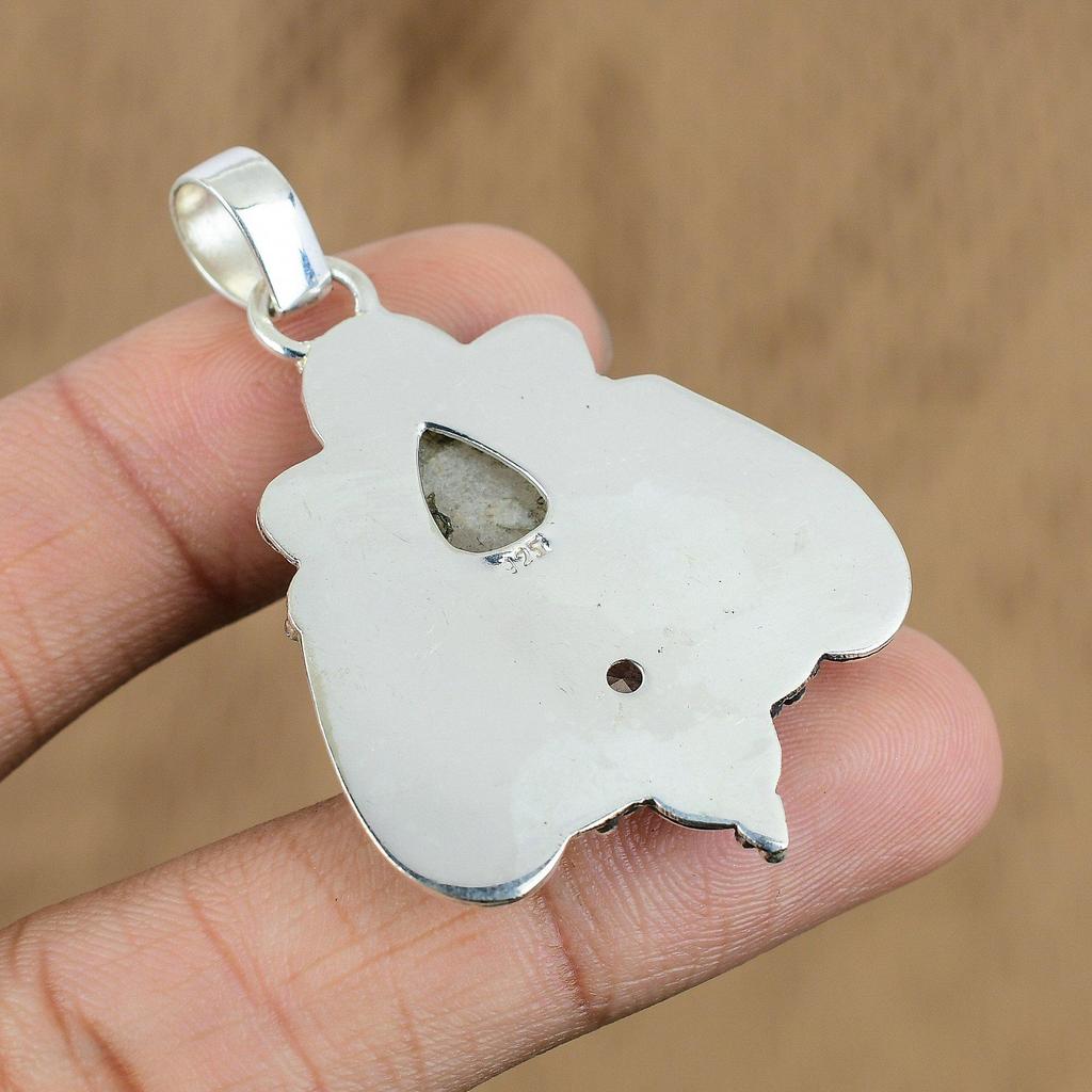 Gift For Women Jewelry Pendant 925 Sterling Silver Natural Moonstone Gemstone