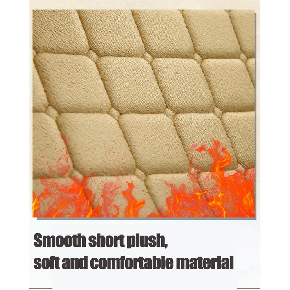 3PCS Winter Warm Diamond Front Rear Car Seat Cover Cushion Universal Auto Short Plush Seats Cushions Automobile Protector Accessories
