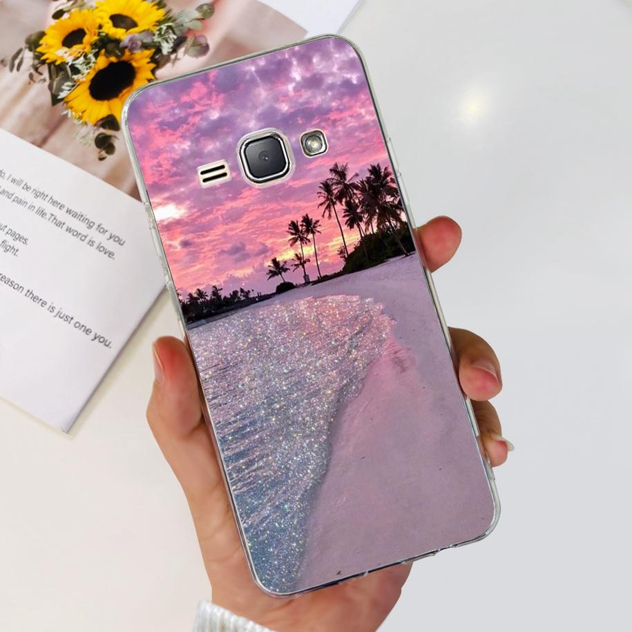 For Samsung J1 2016 Case SM-J120F Cover Fashion Marble Flower Soft Silicone Phone Cover For Samsung J1 Mini J105F J 1 2016 Funda