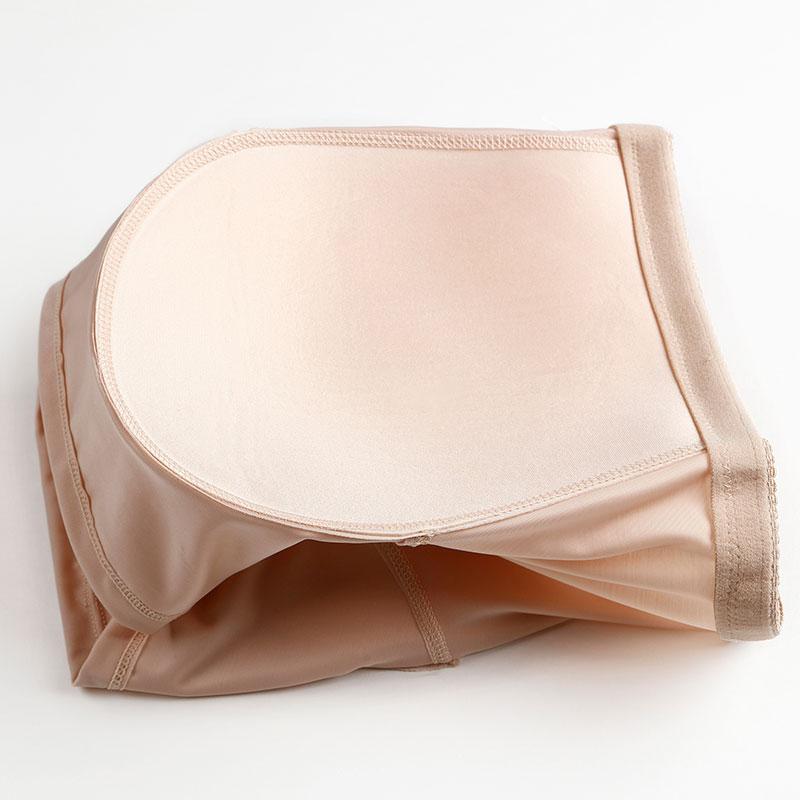 Ms. Plump Crotch Panties Base Fake Ass Lifting Hip Boxer Fixed Sponge Pad Shaping Shorts