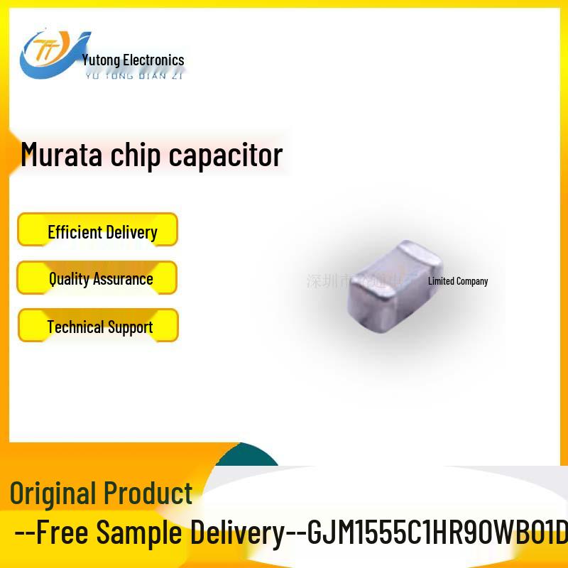 

Murata 0402 Ceramic Chip Capacitor, 0.9pF, C0G, 50V