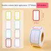 800/500/400pcs roll Colorful Waterproof Self Adhesive Labels Name Tags for Bottles Handwriting Notes Spice Stickers