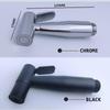 Household Bidet Sprayer Set Stainless Steel Sprayer Matt Black Gold Toilet Partner Brass Cold Valve Metal Grey Gloss Chrome