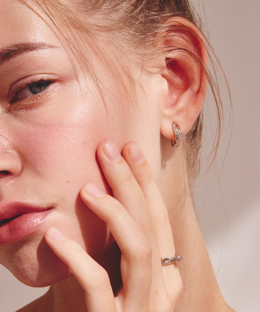 Noonoo Fingers [Silverpost] Stay Forever Earrings