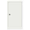 Mailbox with Storage and Door White 30 x 20 x 55 cm Steel