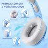 K9 Gaming Headset, Wired Over-Ear Headphones with Detachable Cat Ears, Noise Cancelling Microphone, RGB Backlight, Surround Sound for PC PS5 PS5 Xbox