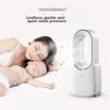KOVOL Desktop Fan, Small Tower Fan,Plug-In USB, Quiet Air Conditioner Fan, Bladeless, White
