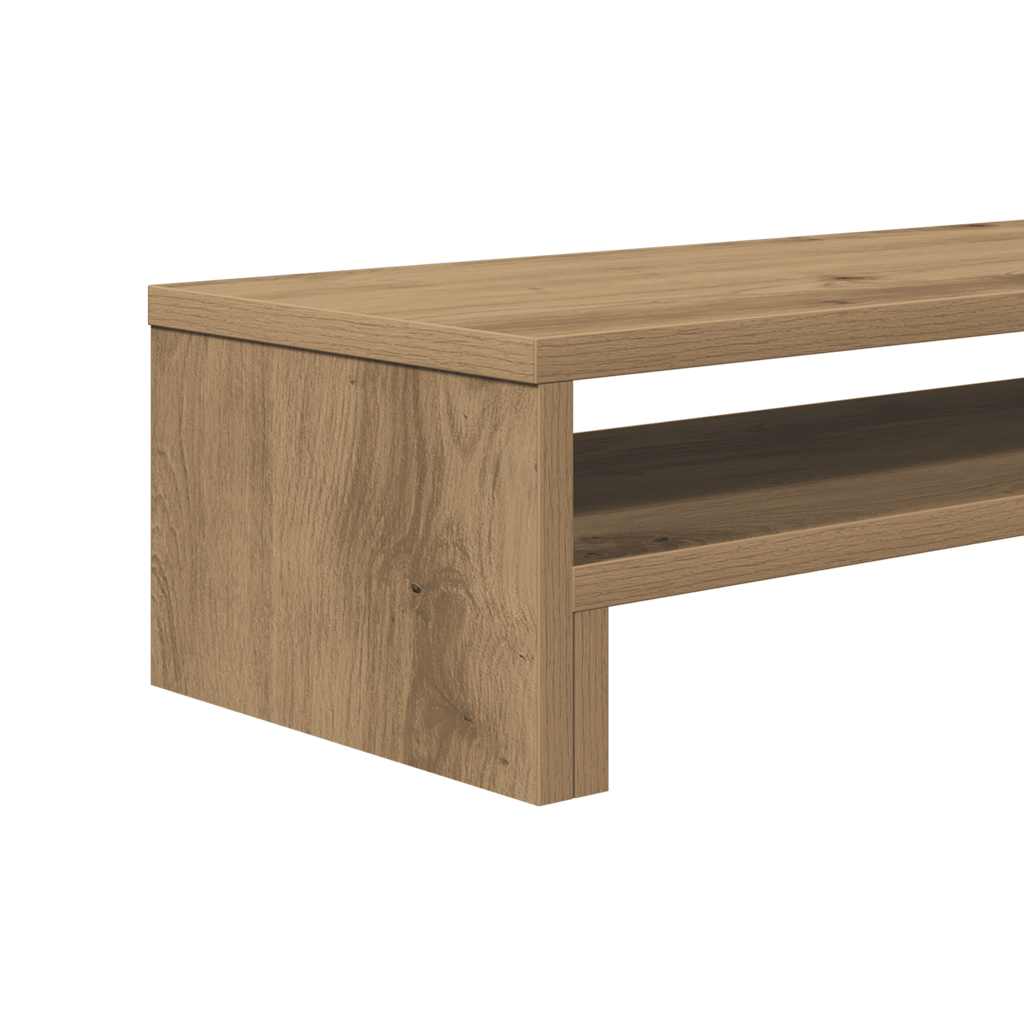 Monitor Stand Artisan Oak 54 X 22 X 15 Cm Particleboard