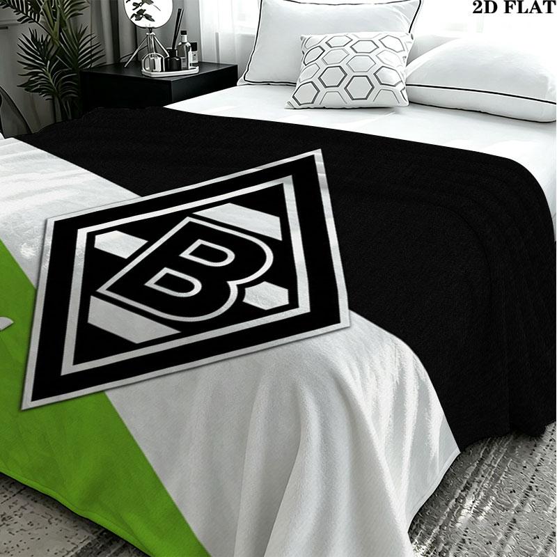 1PC Borussia Custom Name Patterned Flannel Blanket Suitable For All Seasons for Home Decor Warmth and Comfort Gifts Holiday Present