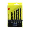 8pc 3-10mm Three Pointed Woodworking Drill DC Branch Drill Drilling Electric Drill Bit Drilling Twist Drill Tool Plastic Box Set