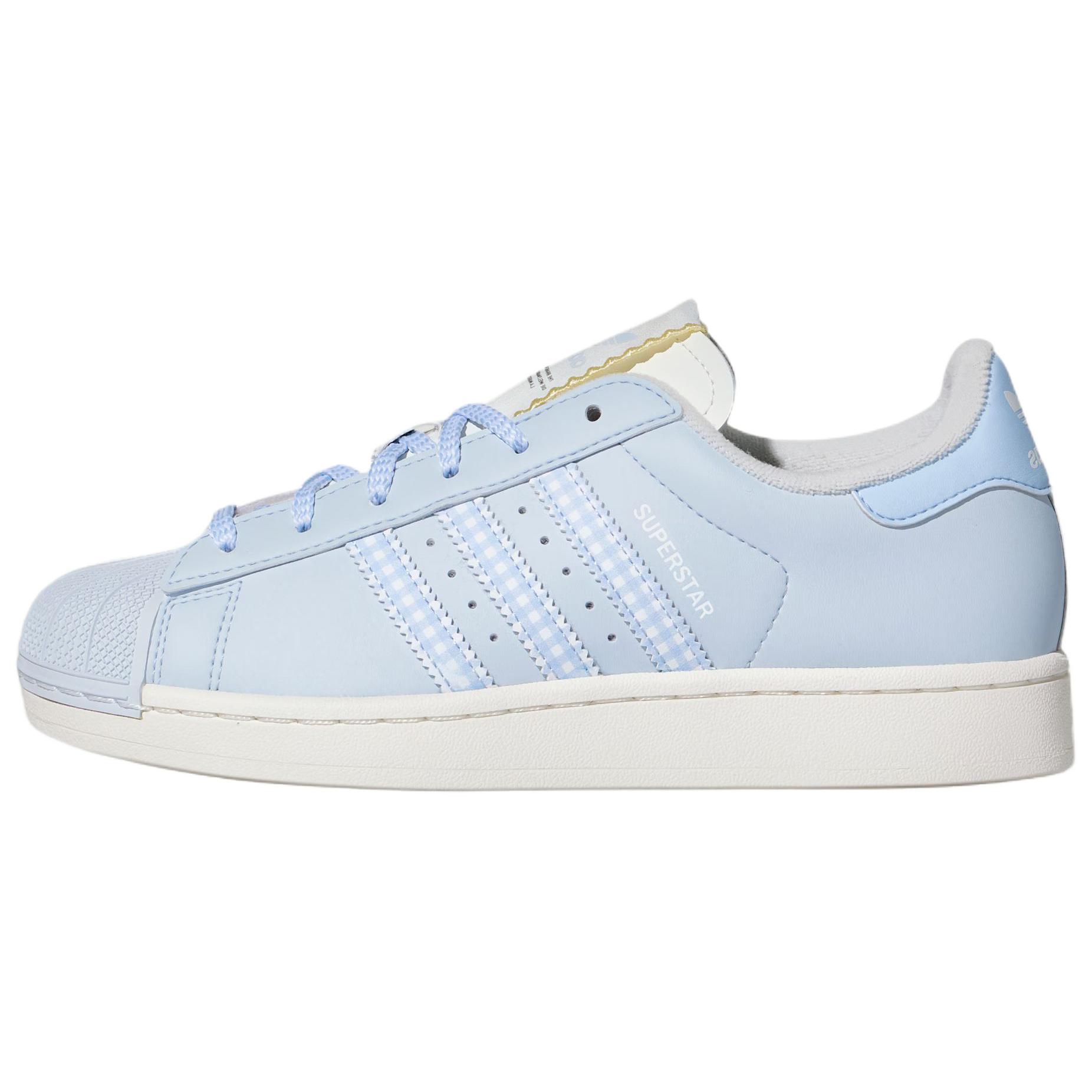 

Adidas Originals Superstar 2 Comfortable Fit Lace-Up Sneakers Unisex Sneakers Blue White HQ2646 36