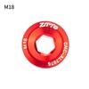 Bicycle Crank Arm Fixing Bolt Wear Resistant Aluminum Alloy Bike Crankset Nut Cover 1PC for Mountain Biking Replacement