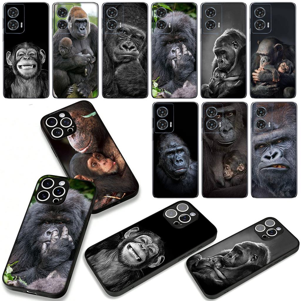 Animal Monkey Gorilla Ape Baby Cover Phone Case for Xiaomi Redmi Note 14 12 13 ProPlus A3 Pro Plus 12C 13C 14C 5G