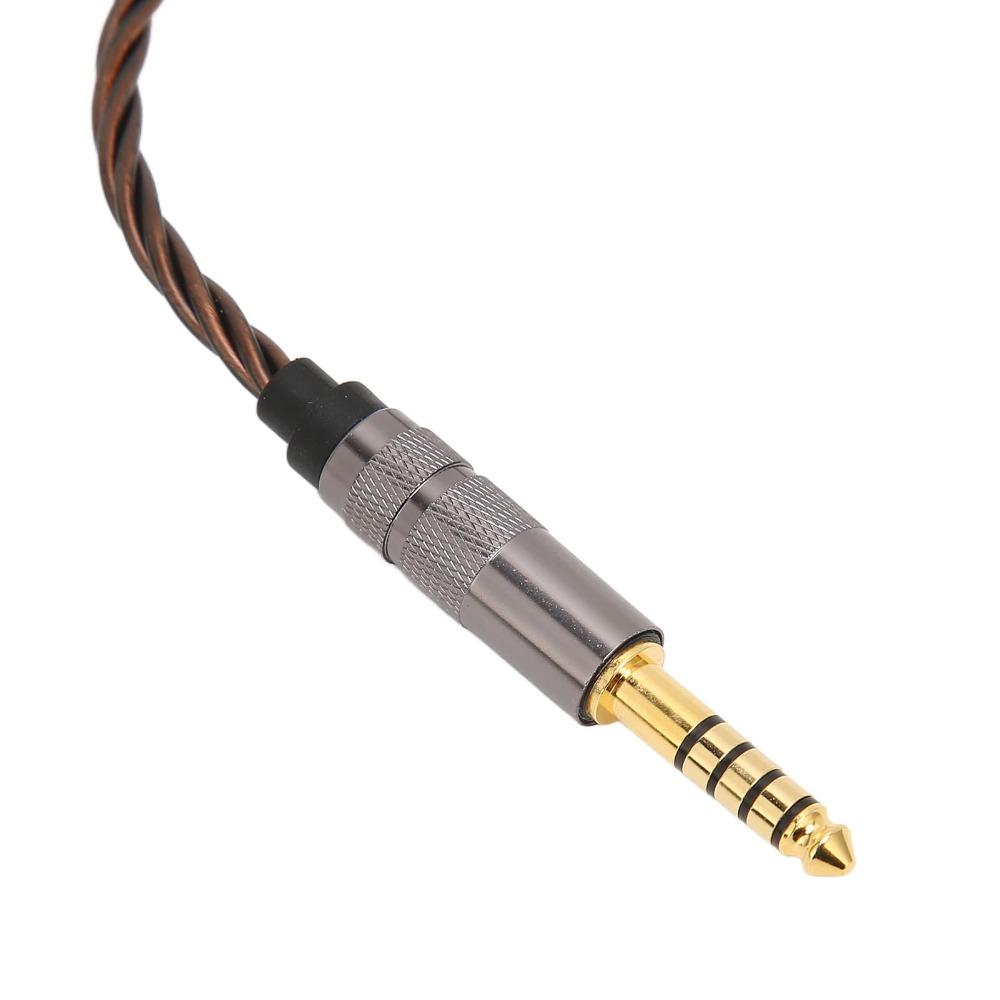 Gold Plated Plug 4.4mm To 2.5mm Balanced Cable for Phones Headphones Speakers Sound Enhancement