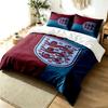 England Nationalmannschaft 3-teiliges Bettwäsche-Set Einfaches Modernes Bettwäsche-Set Knitterfest Weicher Stoff Ganzjahresnutzung ein perfektes Geschenk