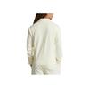 Polo Ralph Lauren FW24 Solid Color Polo Collar Small Pony Embroidered Half-Zip Long Sleeve Sweatshirt Men sweatshirt Cream MNPOKNI16823633-101