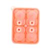Little Bear Shape Ice Mold 4 Grids Silicone Ice Block Mould for Making Ice Cream Cake Candle