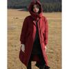 De Mana Women's Hooded Down Jacket with Aerogel & Volcanic Rock Heat Retention