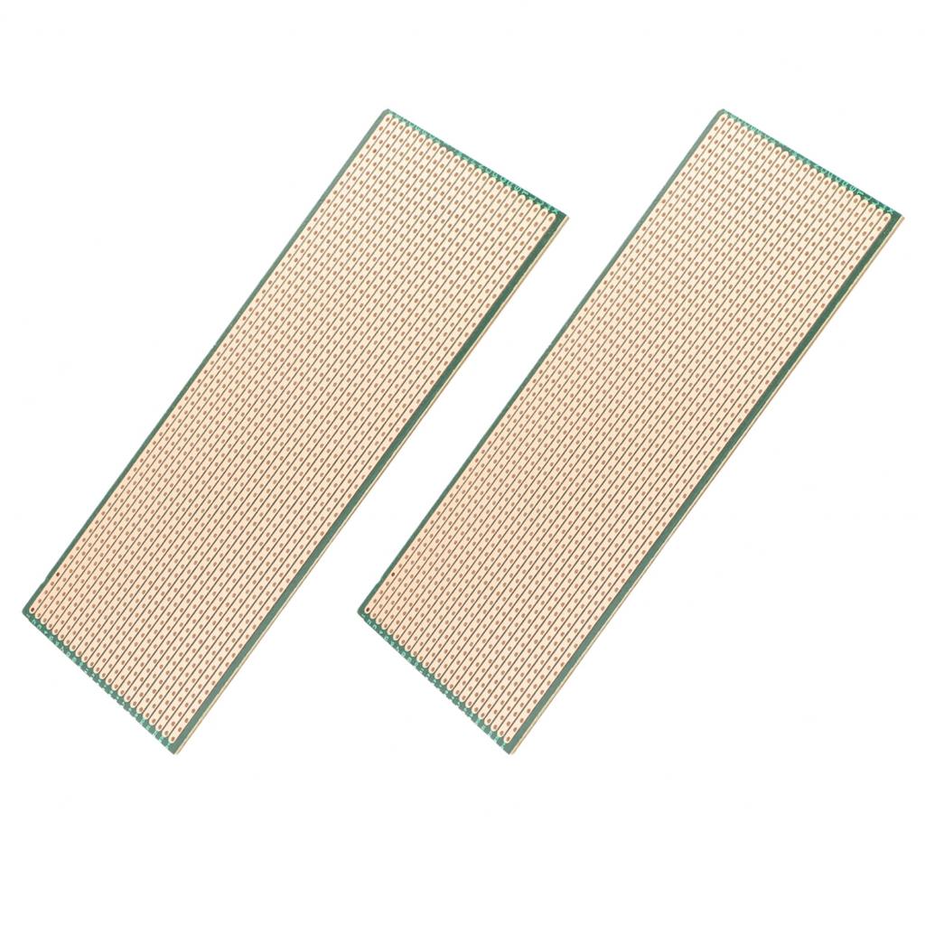 Premium Strip Uncut PCB Platine Single Side Circuit Perf Board Pack of 2