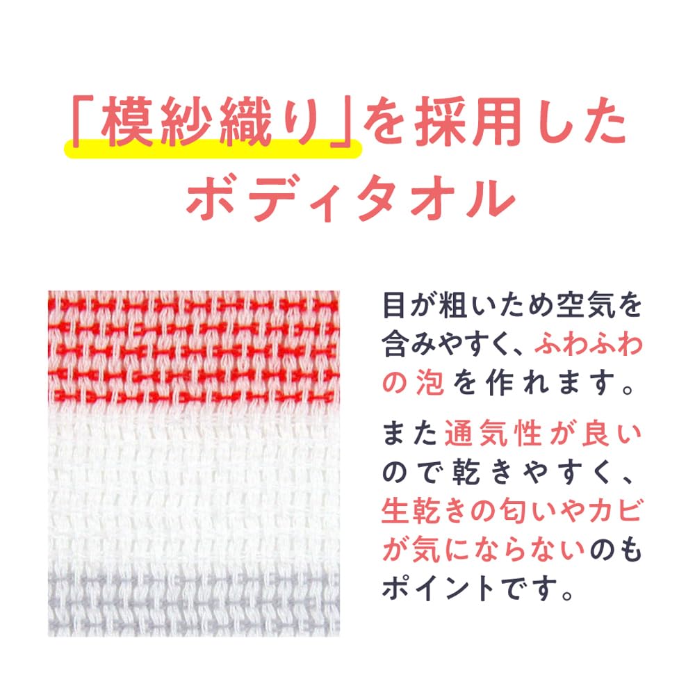 Prosop de corp Imabari 33x95cm Circus Mint de Iori - Moale, Se usucă rapid, Fabricat în Japonia