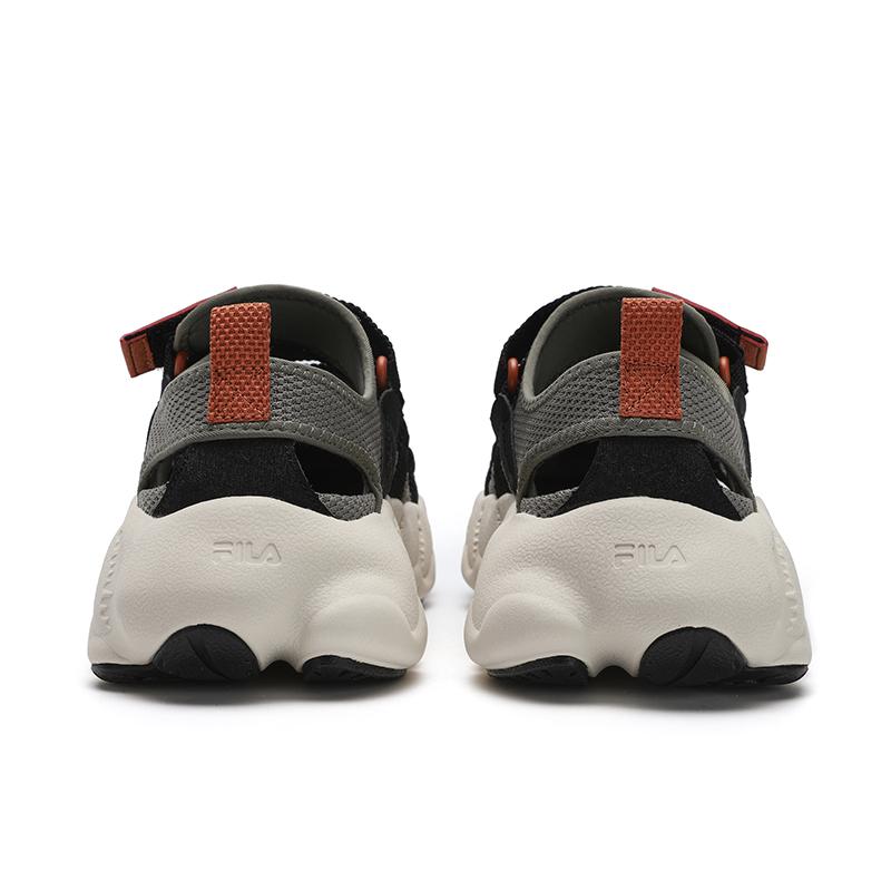 Fila Fern 2 Sandals Retro Fashion Simple Comfortable Casual Men Sandals Grass-Green Black F12M522404FVB