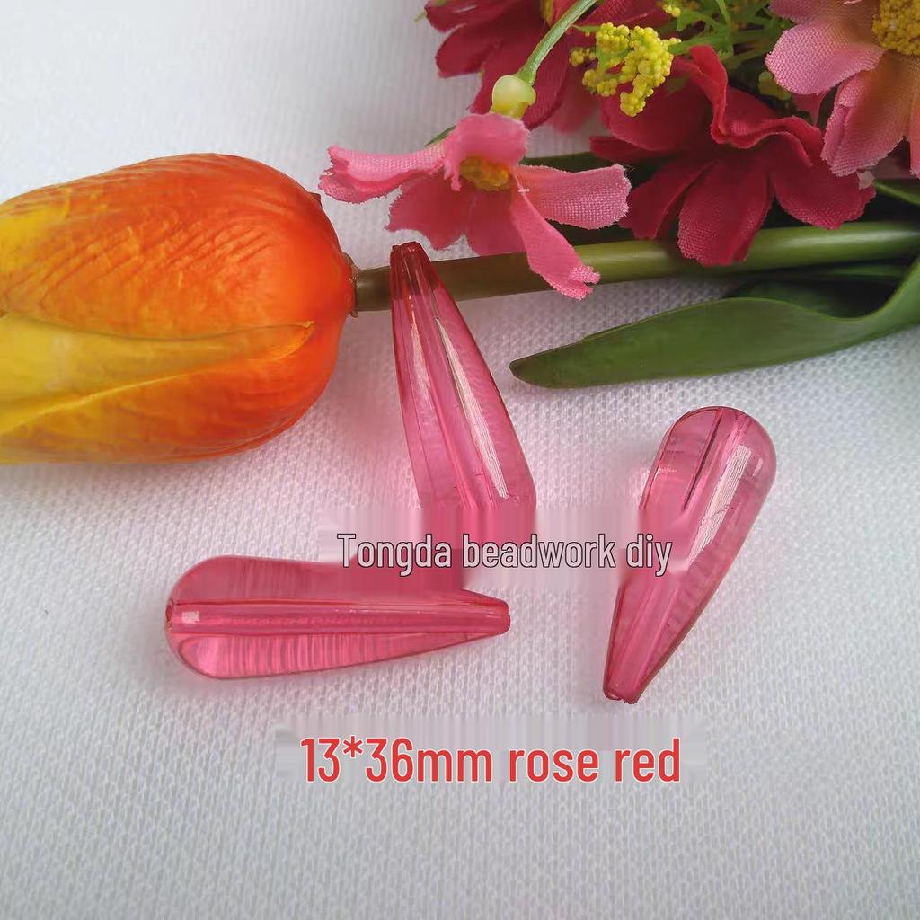 Transparent Acrylic Water Drop Beads for DIY Jewelry, Curtains, Ornaments, and Lighting Accessories