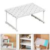 Cabinet Shelf, Wardrobe Stackable Kitchen Rack, Holder for Storing Books And Spices