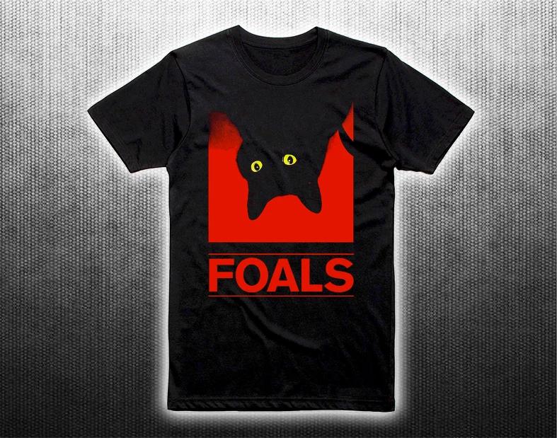 Foals Cat T-Shirt T Shirt Black Tee Man Woman S
