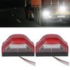 3 LED Number Lamps 12V-24V E9 Waterproof for Lorry Truck Trailer White Light Car License Plate Light