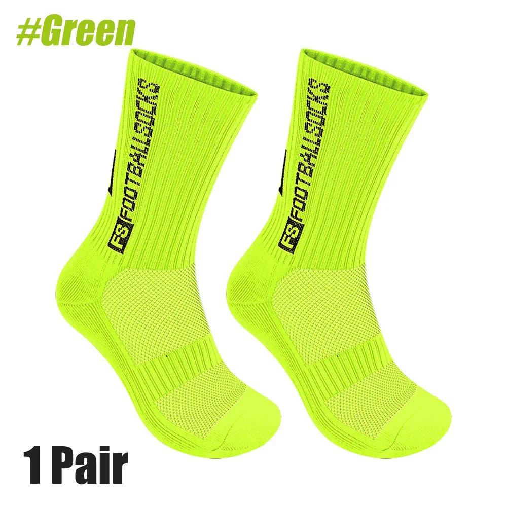 1Pair Non Slip Grip Soccer Socks For Men Volleyball Basketball Football Pilates Hospital Socks