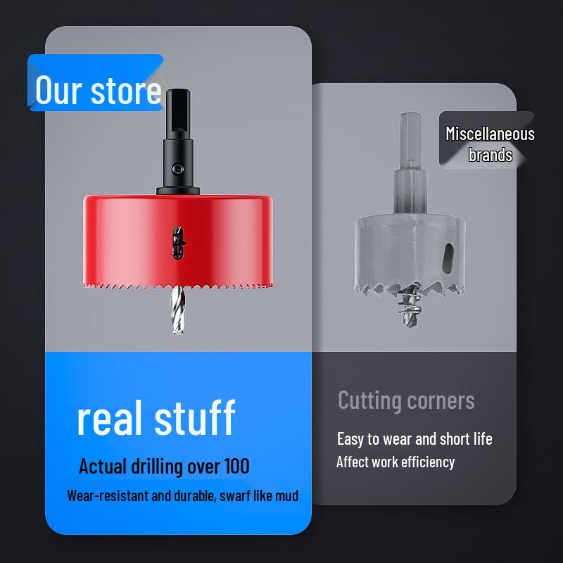 Bimetall-Lochsägebohrer für Holz, Gipskarton, PVC und Eisen