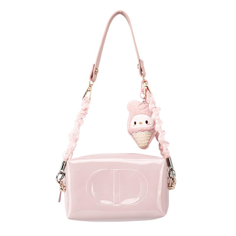 

DIOR Bag [Customized Cosmetic Bag] Naughty Things Party Leather Ice Cream Bunny Gift Box Sweet and Exquisite Cute and Gentle Versatile for Daily розовый